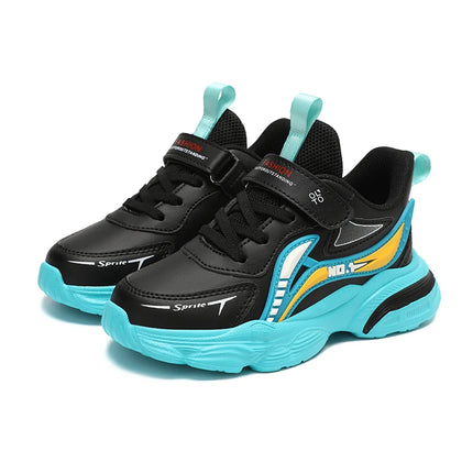 Autumn Childrens Boys Sneakers New Pu Leather Fashion Soft Kids Causal Shoes