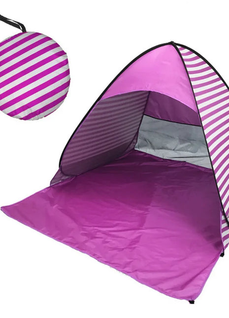 Outdoor Printed Pattern Beach Tent Fully Automatic 2-second Quick Opening Sunscreen and UV Protection Sunshade Tent