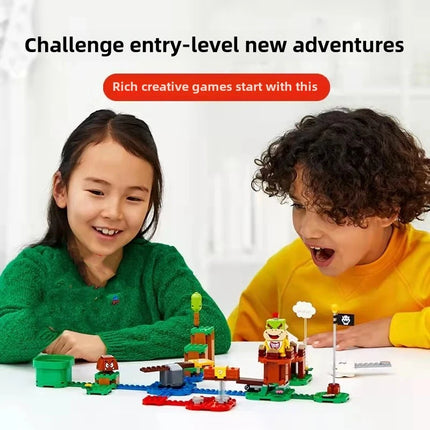 Super Bros. Game Series MOC Scan Code Building Blocks Adventures