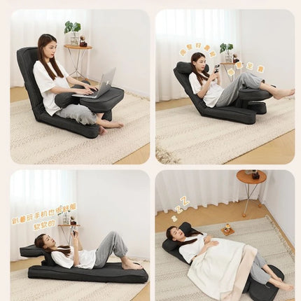 foldable sofa chair backrest bed backstage office dormitory mat