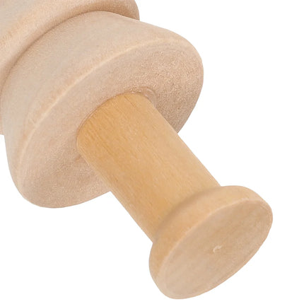 5Pcs Wooden Diy Painting Craft Supplies Kids Home Decor Unfinished Wood