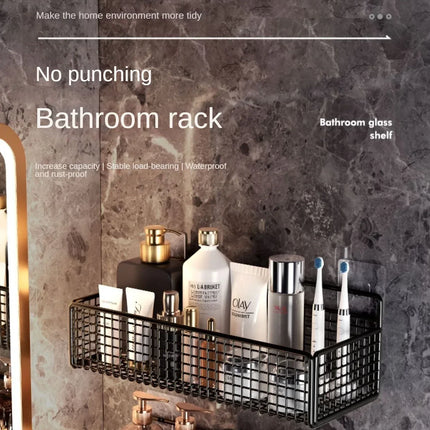 Bathroom Organiser Multifunctional Toiletries Organiser No-Punch Bathroom