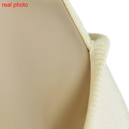 Cryptographic Elegant Knitted Sweater Maxi Dress Outfits for Women Flare Sleeve Sexy Backless Dresses Edible Tree Fungus Clothes