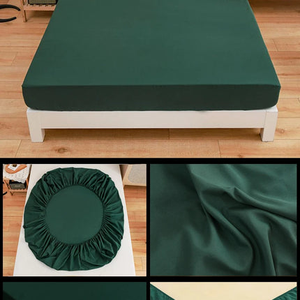 Kuup High Quality Fitted Sheet 90/180/150x200 Cm Mattress Cover Elastic Band Bed Sheet Queen King Size No Pillowcases Included