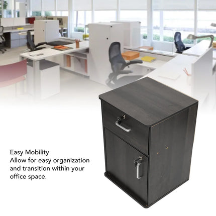 Mobile File Cabinet Enhanced Safety Under Desk Mobile File Cabinet