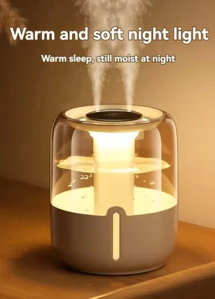 Xiaomi MIJIA 6.8L Large Capacity Humidifier USB Dual Mist For Home Dormitory Office Bedroom Desktop Night Light