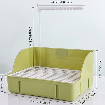 Bird electric bathing basin rain basin automatic circulating water for budgerigars peony cockatiels and sun conures
