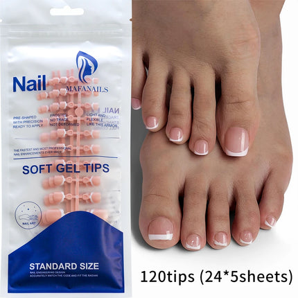 100Pcs Light Pink Press on Nails Short Medium Square