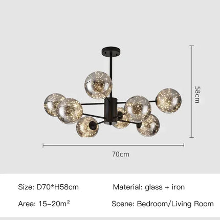 LED Chandeliers For Living Room Bedroom Decoration