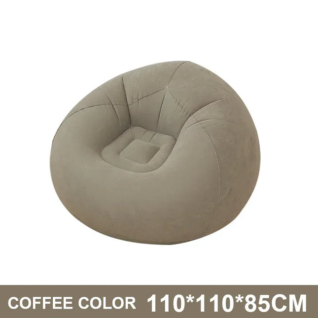 PVC Lounger Seat Bean Bag Sofas Pouf Puff Couch Tatami Living Room