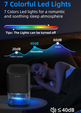 1pc 1000ml Portable Dehumidifier for Home Office and RV Eliminate Damp Mold and Moisture Easy to Use and Energy Efficient