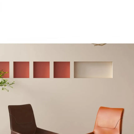 Leather Meeting Sedentary Dining Chair Luxury Backrest Comfortable Simple Dining Chair Hotel Restaurant Cadeiras Home Furniture