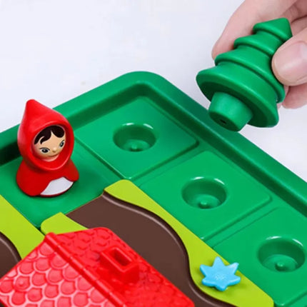Riding Hood Smart Hide&Seek Board Games With Solution Skill-Building Puzzle Logic Game