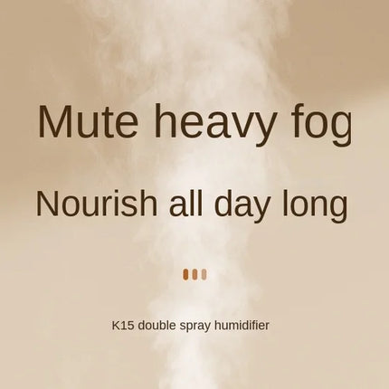 New 2L Double Spray Humidifier Atomizer Usb Large Capacity Home Mute Bedroom Office Night Light Digital Display Humidifier