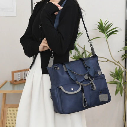 New Ladies Tote Bag Fashion Nylon Waterproof Casual Shoulder Mummy Bag Large Capacity Women's Messenger Handbags
