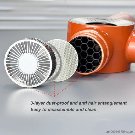 2025 High-Speed Bladeless Hair Dryer With A Rotational Speed Of 120,000 Rpm, Professional Hair Dryer With High Power
