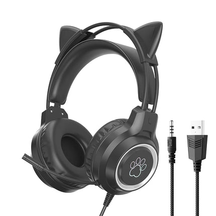 SY-G35 Wired Over-Ear Gaming Headphones Noise Reduction Portable Waterproof