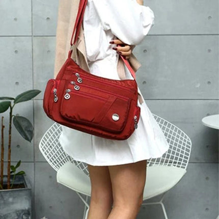 New Ladies Tote Bag Fashion Nylon Waterproof Casual Shoulder Mummy Bag Large Capacity Women's Messenger Handbags