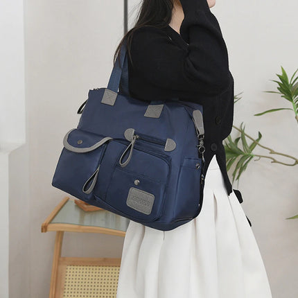 New Ladies Tote Bag Fashion Nylon Waterproof Casual Shoulder Mummy Bag Large Capacity Women's Messenger Handbags