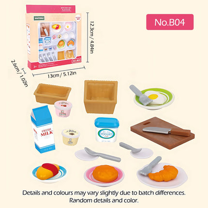 Dollhouse Furniture Montessori Miniature Doll House Kitchen Bedroom Bathroom Accessories For Girl Gifts