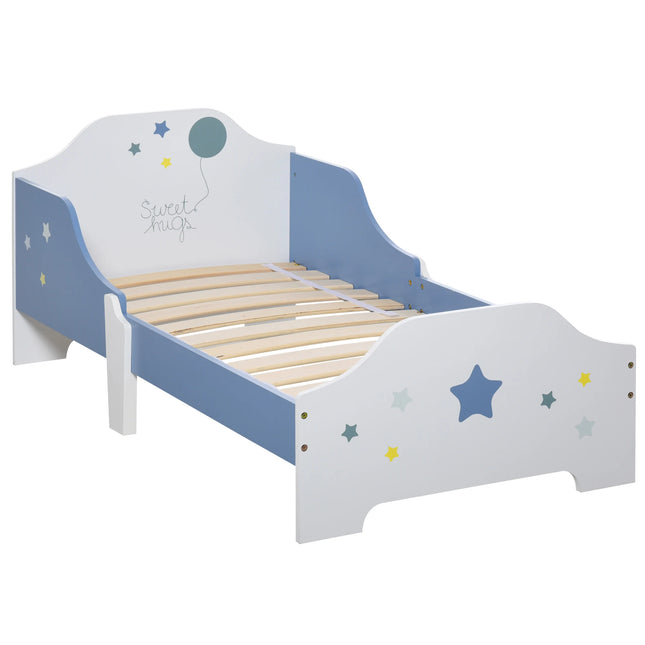 3 years 143x74x59 cm children's bed with blue stars Print