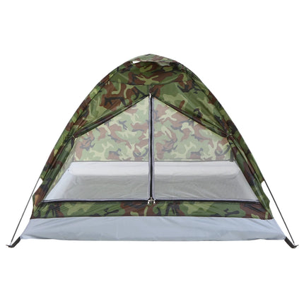 Camping Tent for 2 Person Single Layer Outdoor Portable Camouflage Summer Tent for Outdoor Camping Traveling Tent