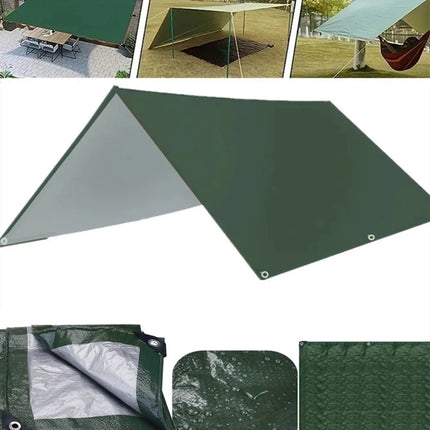 5x4m 4x3m 3x3m Large Waterproof Tarp Camping Tent Outdoor Shade Sail Ultralight Garden Canopy Awning Tourist Beach Sun Shelter