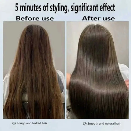 2-in-1 Professional Quick Dry Hair Dryer and Straightener Negative Ion Iron Long Lasting Styling Tool Wet and Dry  Curling Iron
