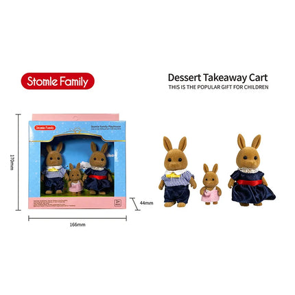 Rabbit Family DIY Toy Set Mini
