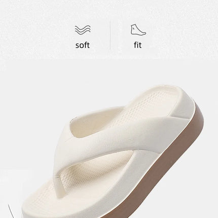 Woman flip flops Popular Design Shoes 2024 trend Casual Platform Sandals non-slip Outdoor slippers Unique features Flat sandals