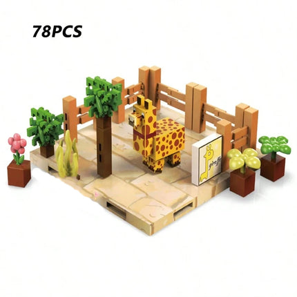My 3D World Magnetic Building Blocks, Zoo Series Children's DIY Magnetic