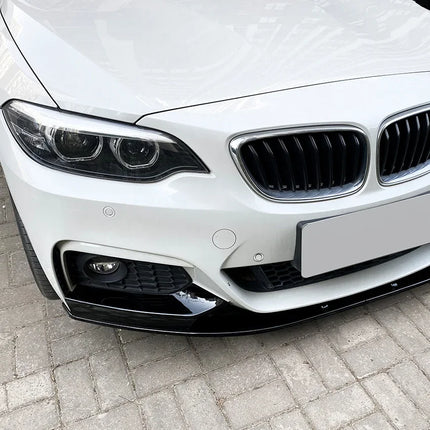Front Bumper Splitter Lip Diffuser For BMW 2 Series F22/F23 M235i M240i M-Sport 2014-2021 Car Spoiler Cover Guard Deflector Lips