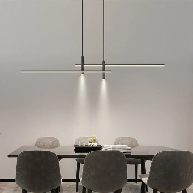 Modern LED Pendant Lights Bar Counter Dining Room Table Lights Spotlights Simple And Contemporary Nordic villa hotel lobby