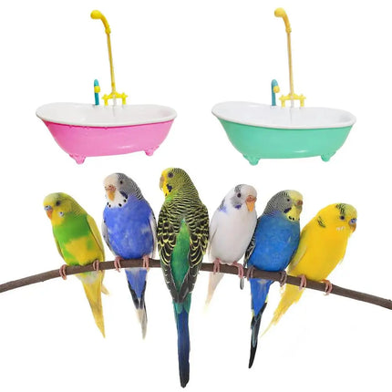 Parrot Automatic IntelligentBath Bird Shower Bathtub Blue AccessoriesHousehold Plastic