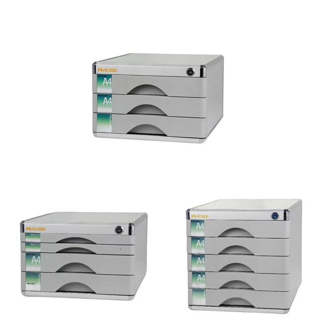 File Cabinet Multi Layer Office Aluminum Alloy with Lock Easy to Use Filing Organizer Premium Desktop Drawer Filing Cabinet