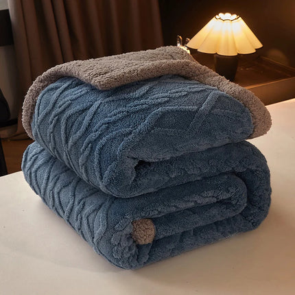 New Tafu velvet thickened winter blanket student dormitory blanket nap office milk velvet lamb velvet blanket