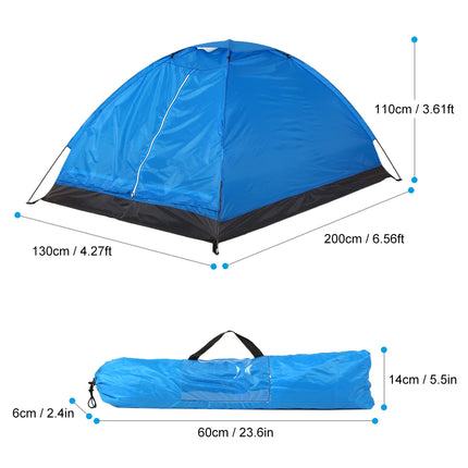 Camping Tent for 2 Person Single Layer Outdoor Portable Camouflage Summer Tent for Outdoor Camping Traveling Tent