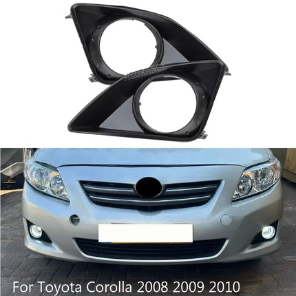 Fog Lights Cover for Toyota Corolla 2008 2009 2010 Fog Lamp Assembly Fog Light Cover Grill Bezel frame Headlight accessories