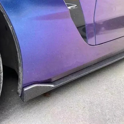 For BMW Z4 G29 2019 2020 2021 2022 2023 2024 Real Forged Carbon Fiber Side Skirts Aprons Extension Lip Body Kits