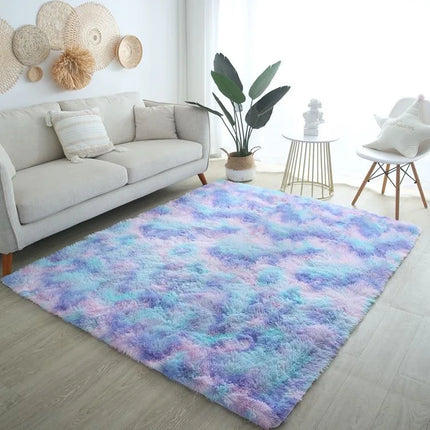 Large Carpet for Living Room Decor Rugs Fluffy Thick Plush Carpet For Bedroom Large Area Rug Crawling Mat
