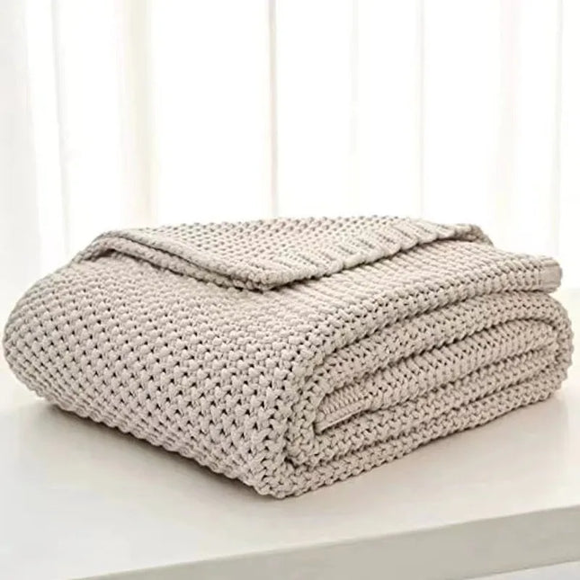 Fashionable Fringed Knitted Blanket, Office Air Conditioner