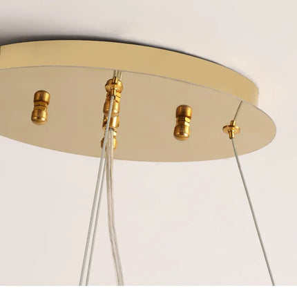 Nordic Luxury Living Room Branch Led Pendant Lights Lustre Crystal Art Hanging Lamp Modern Suspend Lamp Gold Chandelier Fixtures