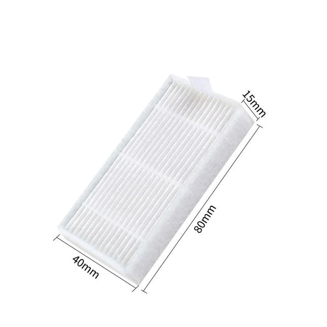 Primary Hepa Filter Side Brush Replacement for ILIFE V3 V3s V5 V5s Pro x5 V55 V50 Robotic Vacuum Cleaner Parts