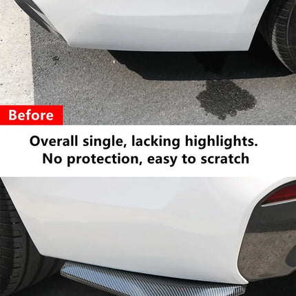 2Pcs Universal Car Rear Bumper Lip for BMW 1 2 3 4 5 6 7 8 Series x1 x2 x3 x4 x5 x6 x7 e30 e36 e39 e46 e53 e60 e70 Accessories