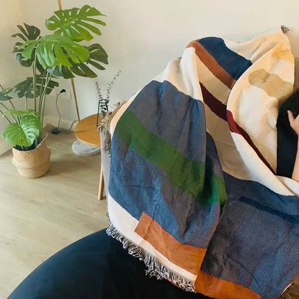 Blanket Home Decor Tapestry Abstract Nordic Minimalist Geometric Creative Blanket 130*160