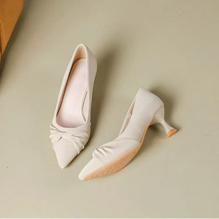 Ladies Summer Footwear with Heel Shoes for Women 2024 Green Office Medium Heels Moccasins Elegant Dress on Offer E Fashion Y2k A