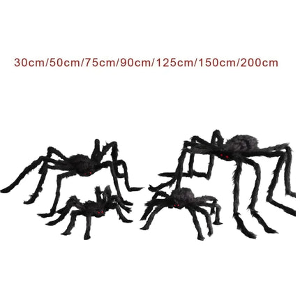 Spider Decoration Giant Halloween Spiders Web Party Prop Haunted Outdoor Chamber