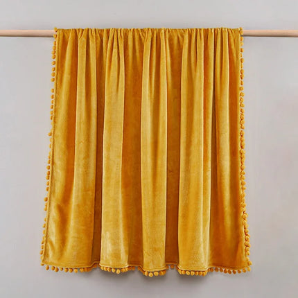 Blanket with Hair Ball, Super Soft Winter Warm Throw Blankets