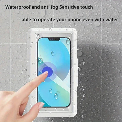 Fixed Universal Waterproof and Anti-fog Mobile Phone Case for Bathroom Shower