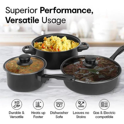 Cooking Pot Set Non Stick Deep Frying Pan Multifunctional Milk Pot Maifan Stone Frying Pan Kitchen Cookware